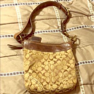 Coach cross body purse